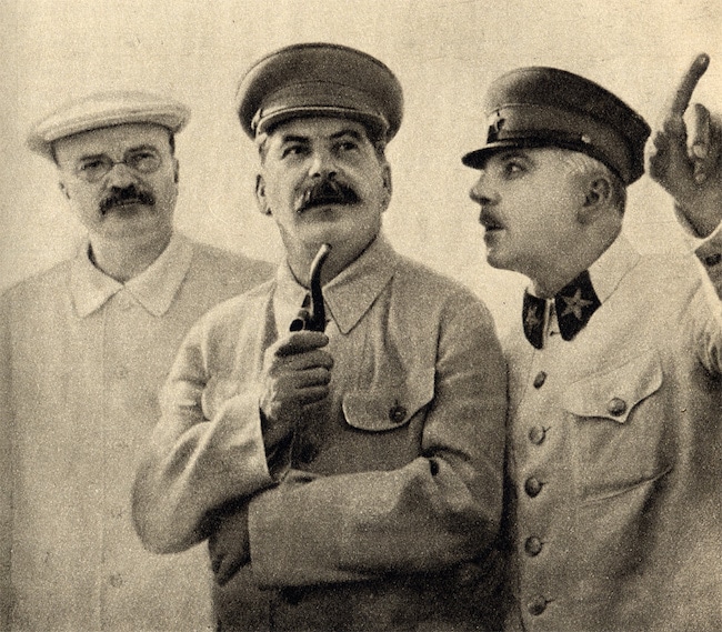 Molotov, Staline et Vorochilov
