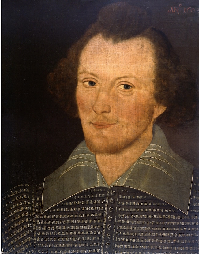 Le "Portrait Sanders » de William Shakespeare (présumé)