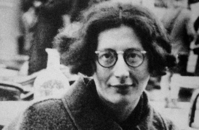 Simone Weil en 1936.