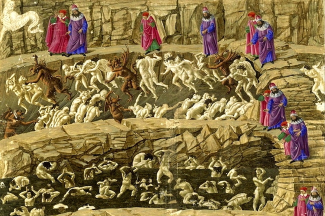 Enfer dante Botticelli