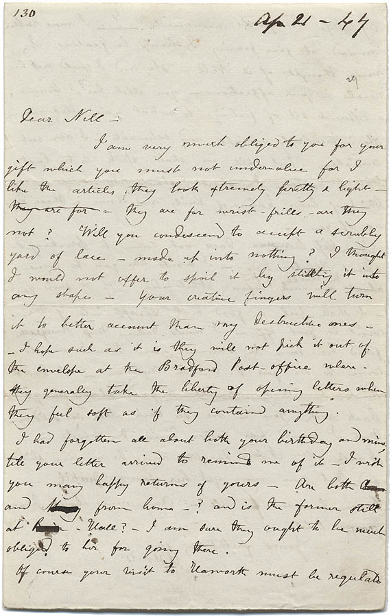 Lettres choisies de la famille Brontë