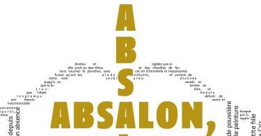 William Faulkner, Absalon, Absalon !