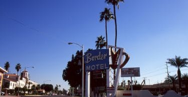 Motel "de la frontière", à Calexico, Californie