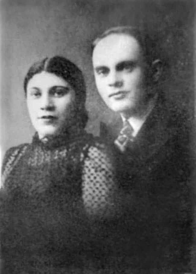 Zalmen Gradowski avec son épouse Sonia (vers 1935)