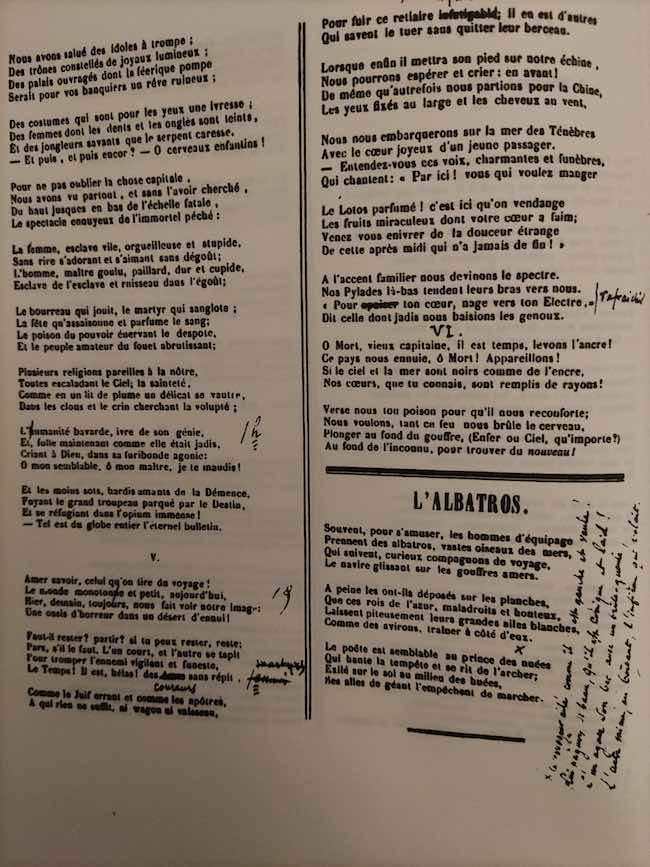 Archives et manuscrits (9) : Baudelaire et la genèse de « L'albatros »