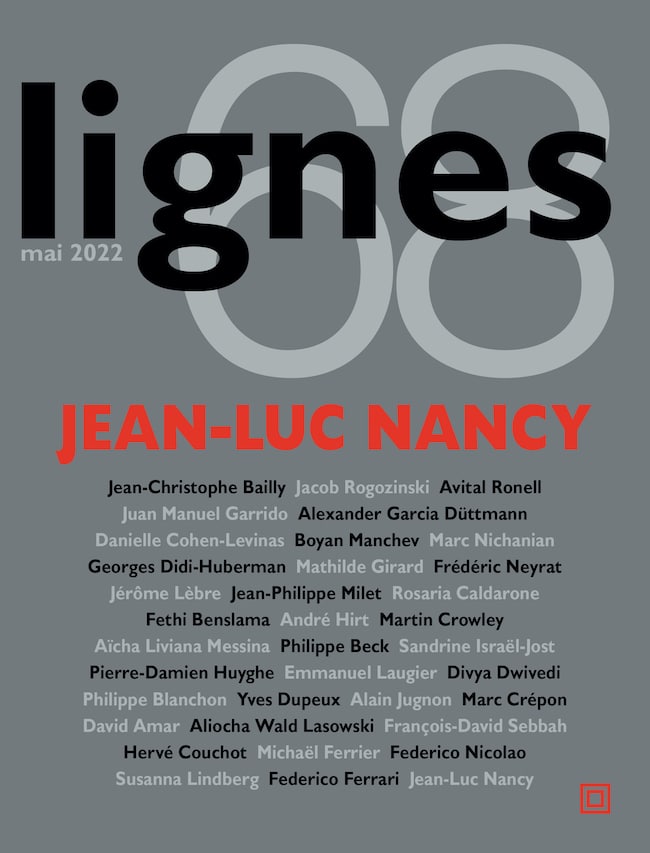 La haine des Juifs, de Jean-Luc Nancy et un numéro spécial de Lignes