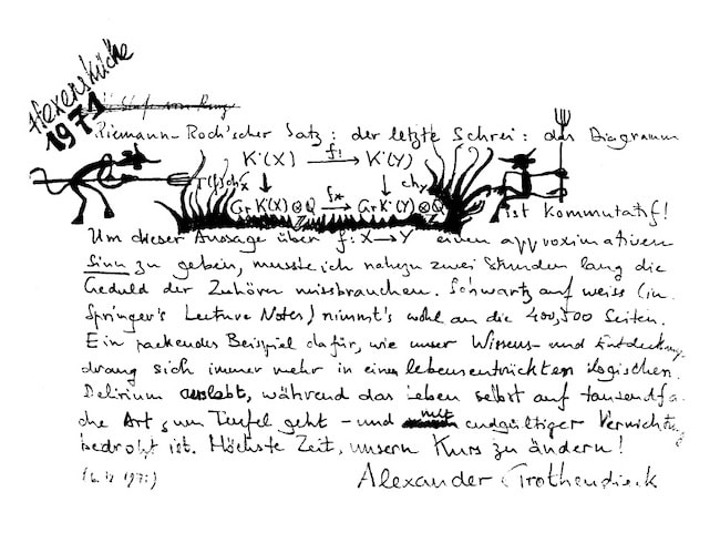 Récoltes et semailles, d'Alexandre Grothendieck
