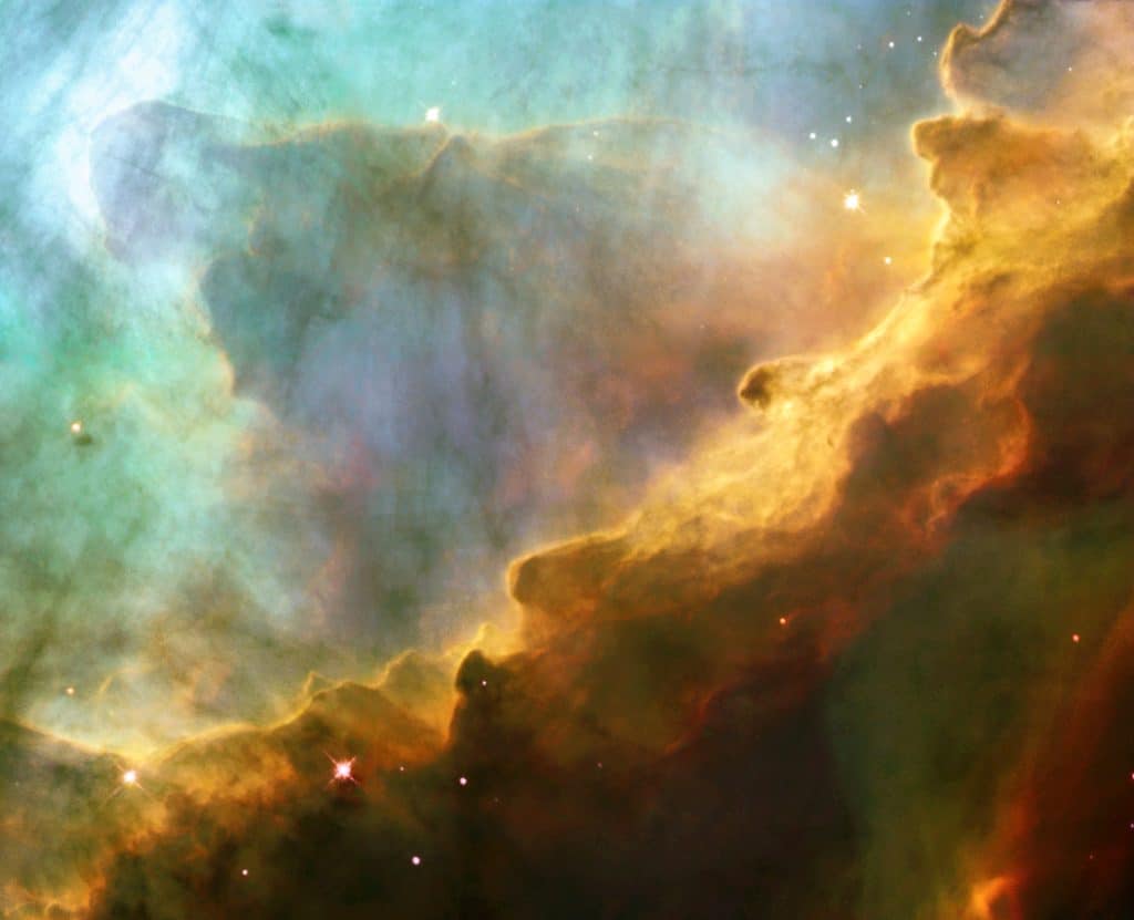 Nuage de gaz galactique photographié par le télescope Hubble