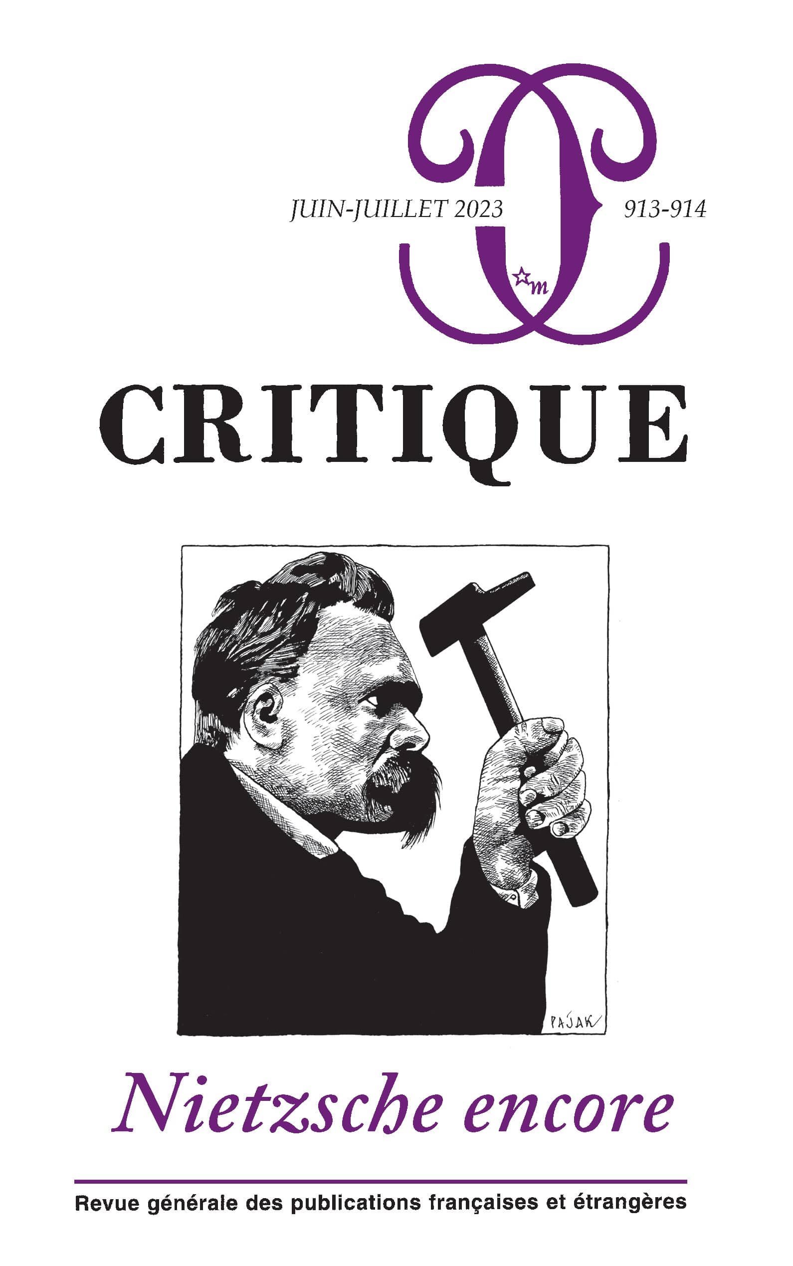 Revue Critique n° 913-914