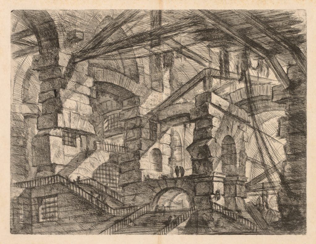 Les Prisons imaginaires de Giovanni Battista Piranesi (1745)