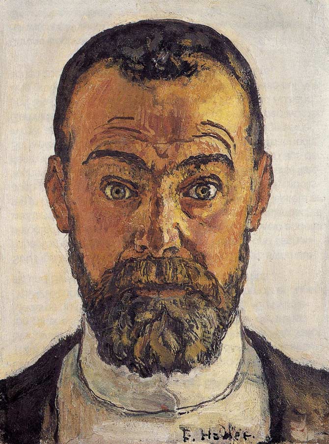 Autoportrait de Ferdinand Hodler pour Valentine de Ferdinand Hodler