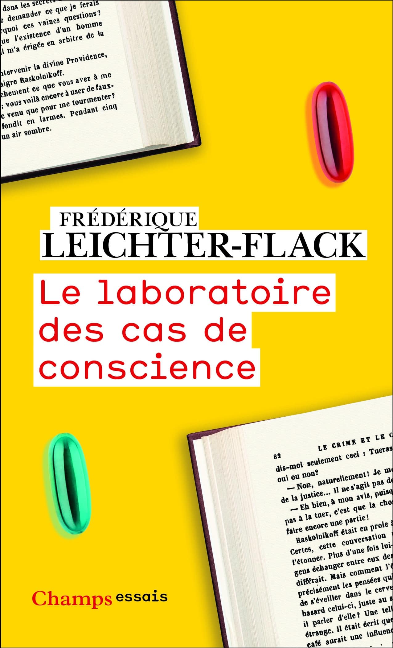 Couverture de "Le laboratoire des cas de conscience", de Frédérique Leichter-Flack © Champs