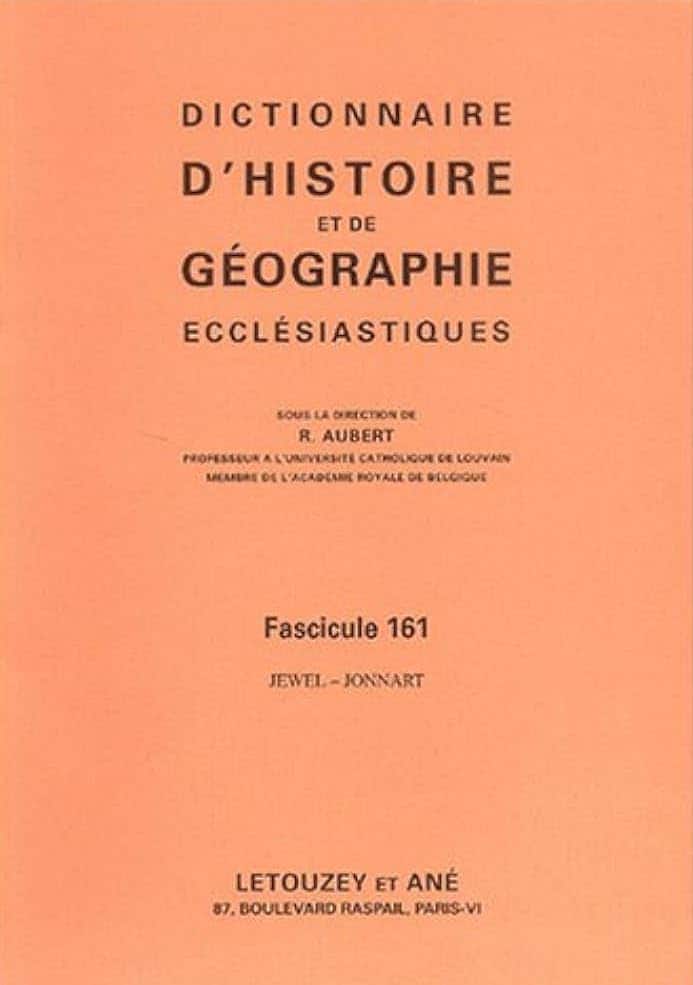 Dictionnaire d’histoire et de géographie ecclésiastiques