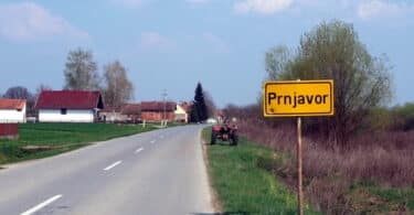 Entrée du village de Prnjavor