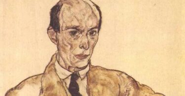 A. Schönberg par Egon Schiele, 1917