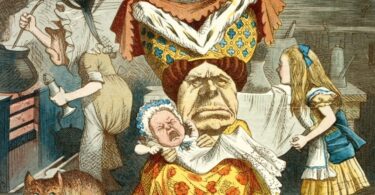 La crèche Alice", John Tenniel Lewis Caroll