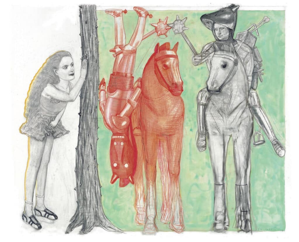 Pat Andréa (né en 1942) a l’occasion de contribuer à son tour à une édition d’Alice, dirigée par Diane De Selliers, faisant la part belle aux illustrations.