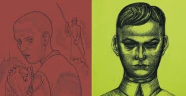 Couverture de "Viande" et d'"Albin", de Martin Harniček (Détail) © Monts métallifères