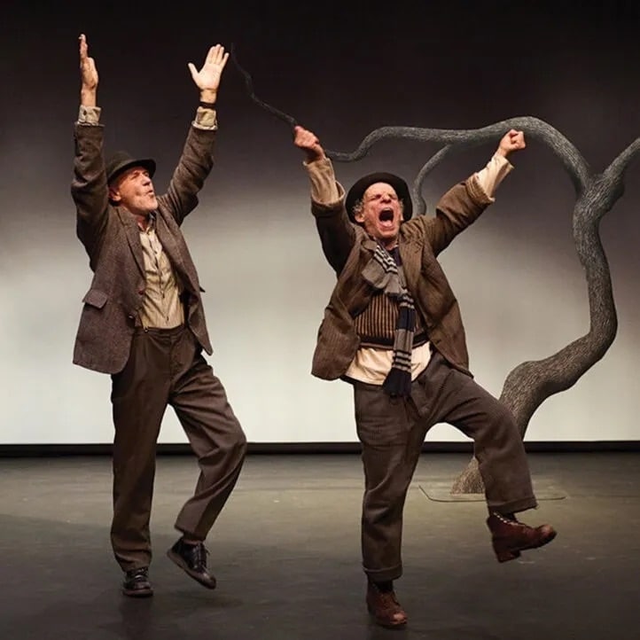 Denis Lavant et Jacques Bonnaffé dans "En attendant Godot" de Samuel Beckett dans la mise en scène de Jacques Osinski © Théâtre de l'Atelier