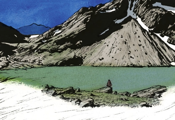 "Ailefroide Altitude 3954", Jean-Marc Rochette (Détail) © Casterman